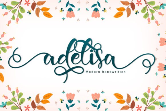 Adelisa: A Script Font for Elegant Digital Design