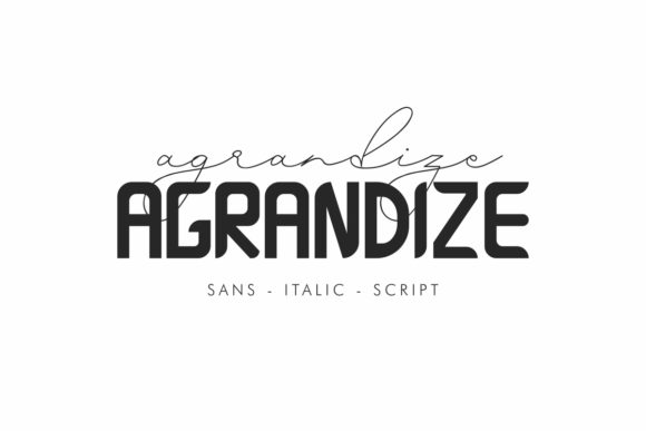 Agrandize: A Versatile Font for Web Design and Branding