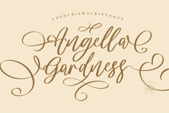 Angella Gardness: A Script Font That Breathes Elegance Into Every Design