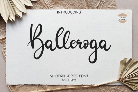 Balleroga: A Handwritten Font for Memorable Branding