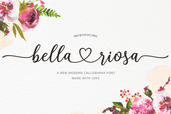 Bella Riosa: A Timeless Script Font for Digital Design