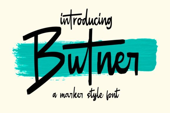 Butner: A Font That Breathes Life into Your Handmade Creations