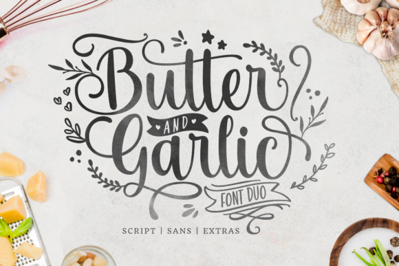 Butter and Garlic: A Font for Digital Elegance