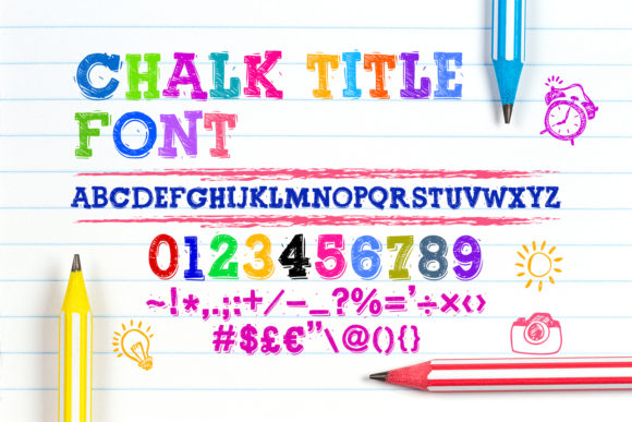 Chalk Title: A Handwritten Font for Editorial Design