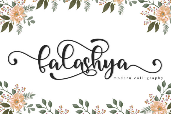 Falashya: A Script Font for Handmade Crafters and Designers