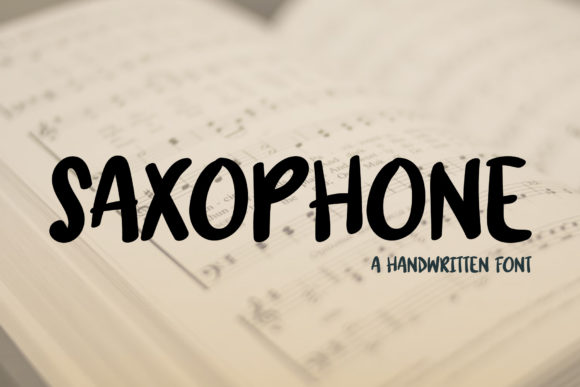 Font That Speaks Your Brand: Saxophone for Small Business