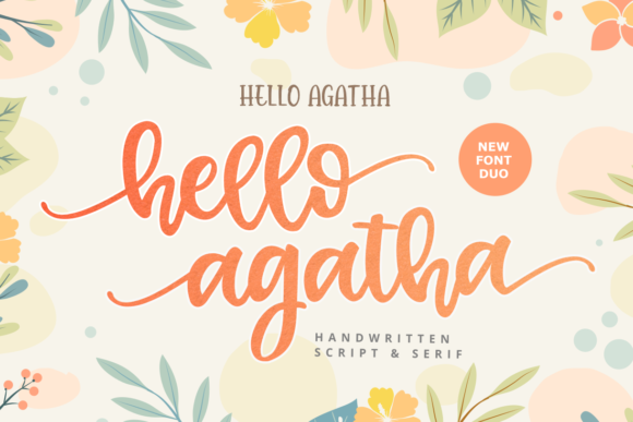 Hello Agatha: A Script Font That Elevates Your Digital Brand