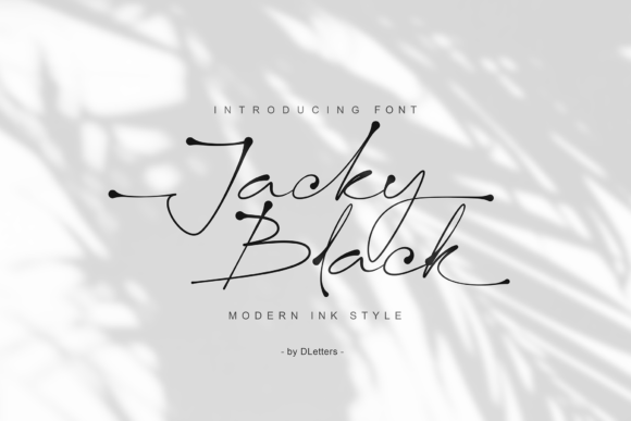 Jacky Black: A Timeless Script Font for Editorial Design
