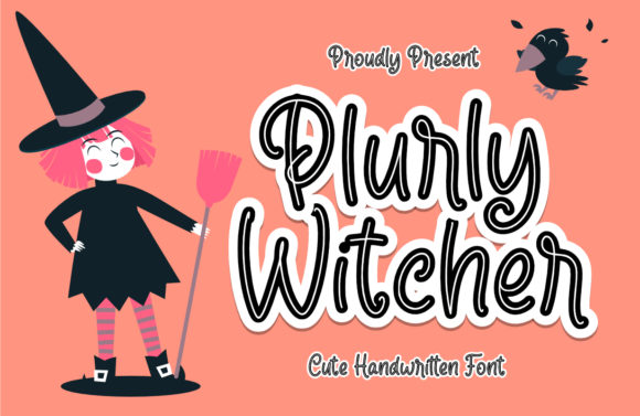 Plurly Witcher: A Handwritten Font for Editorial Magic