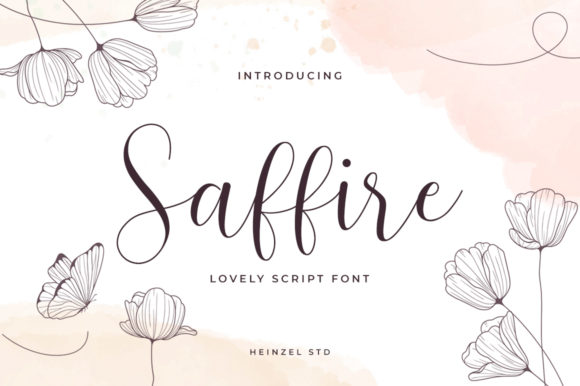 Saffire: A Script Font That Elevates Digital Branding