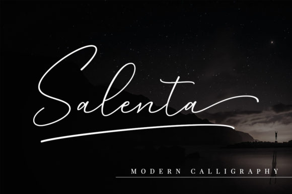 Salenta: A Script Font for Elegant Web Design