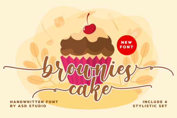 Transform Your Brand with Brownies Cake Font