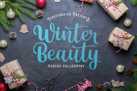 Winter Beauty: A Script Font for Crafting with Charm