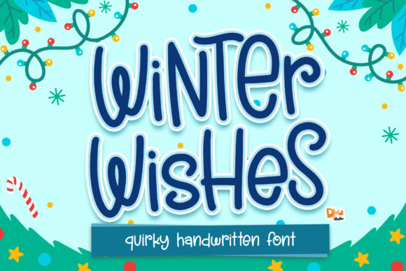 Winter Wishes: A Handwritten Font for Editorial Design